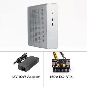 Silver with 90w PSU