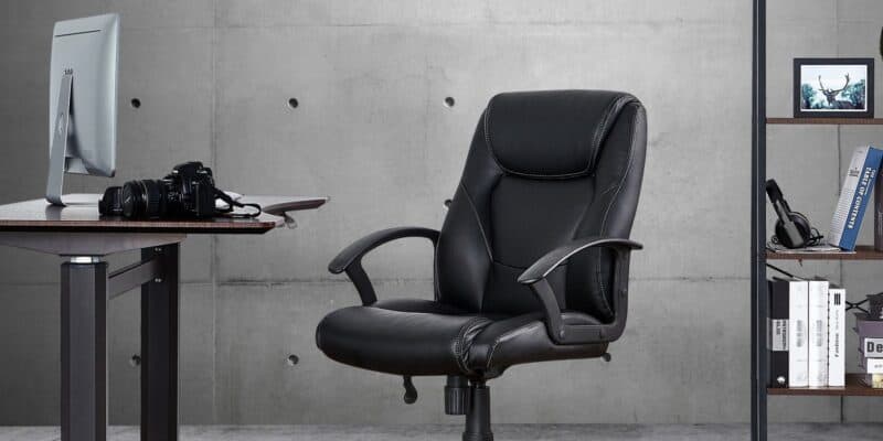 leather desk gaming chairs review 1