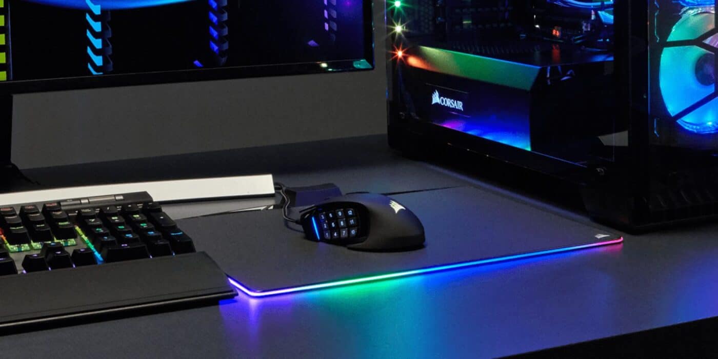 Rgb mouse pad